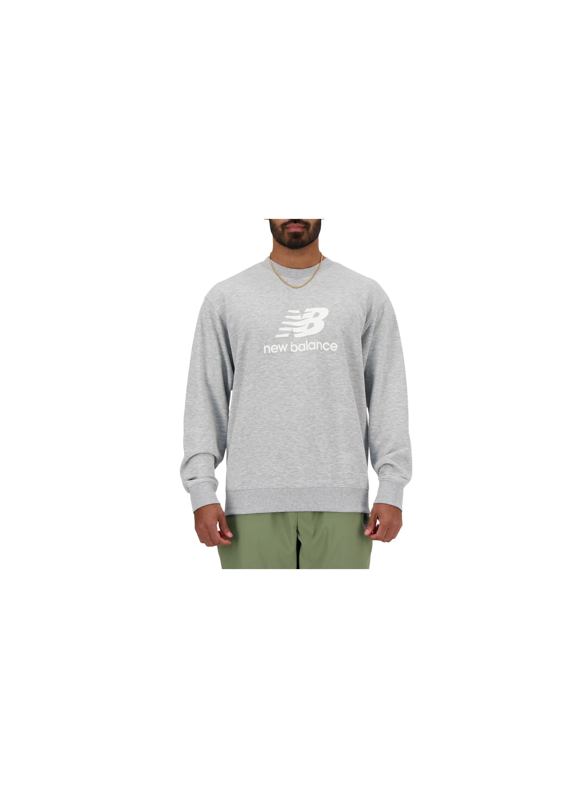 New Balance NEW BALANCE STACKED LOGO FREN MT41500AG
