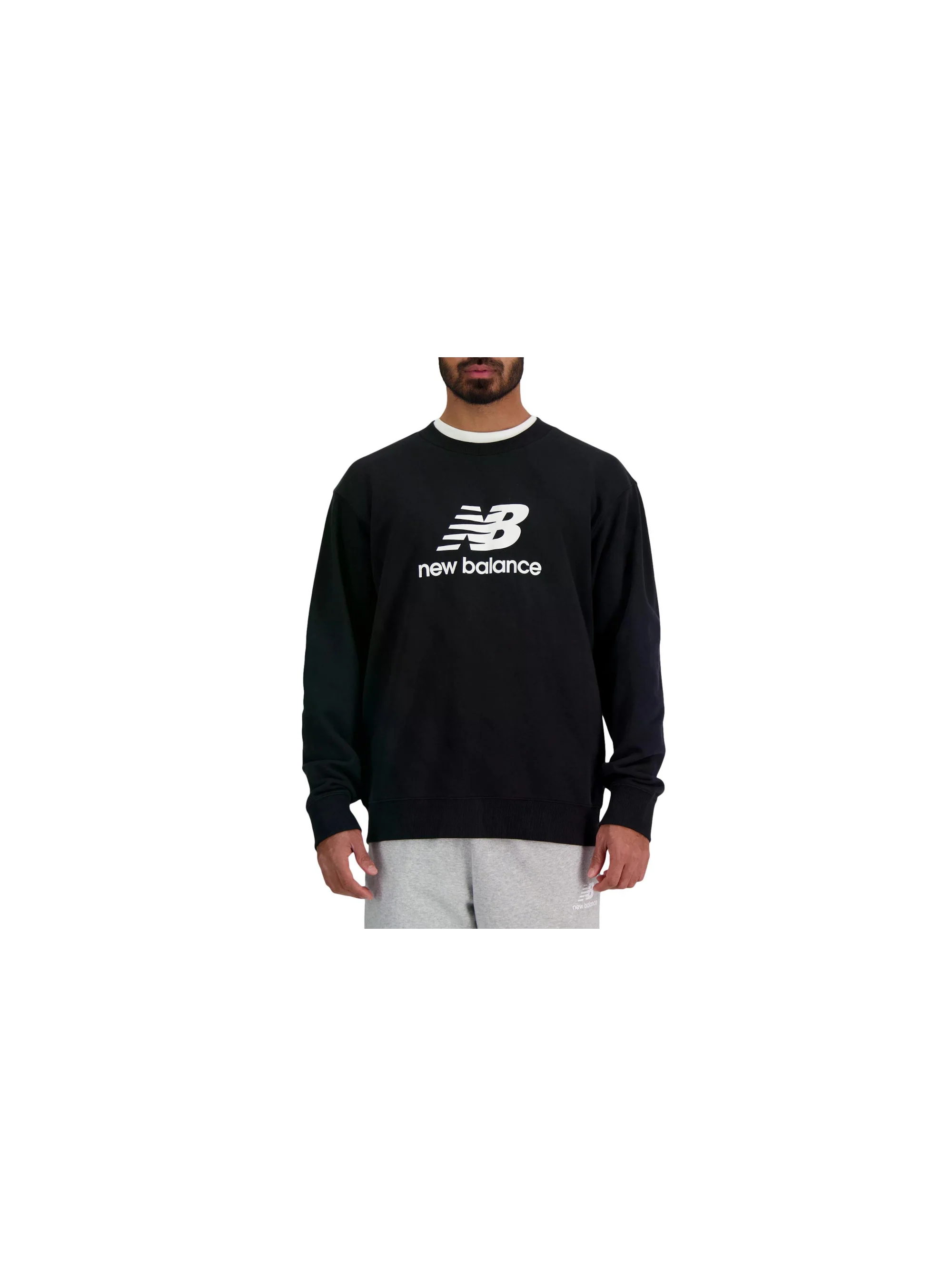 New Balance NEW BALANCE STACKED LOGO FREN MT41500BK