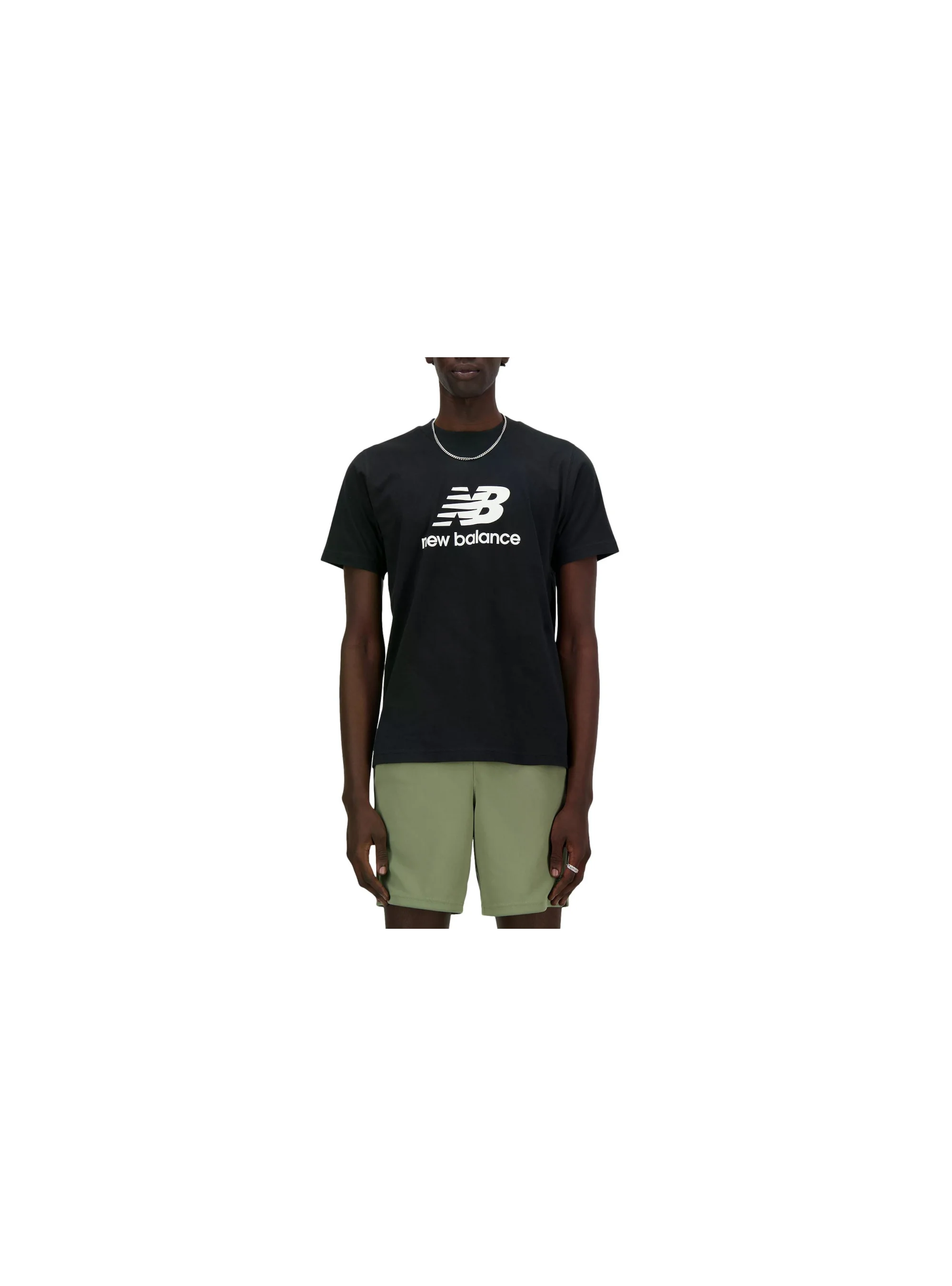 New Balance S/S NEW BALANCE STACKED LO BK MT41502BK
