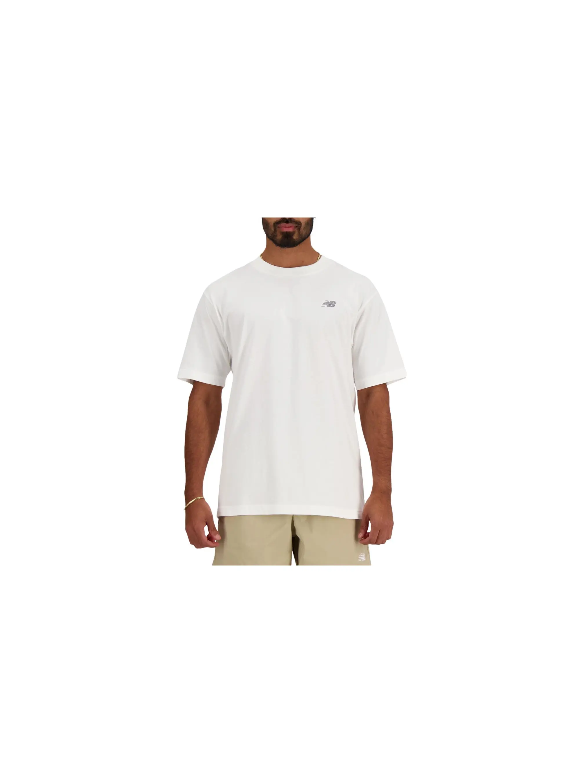 New Balance S/S NEW BALANCE SMALL LOGO MT41509WT