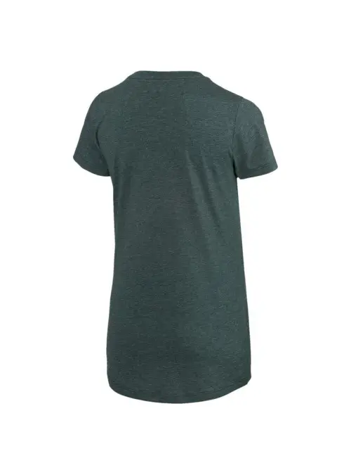 Puma Damski T-shirt Ess Logo Heather Zielony | Oficjalny sklep | Monotox