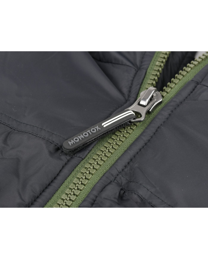 Monotox VEST PUFFER BLACK / GREEN MX23089
