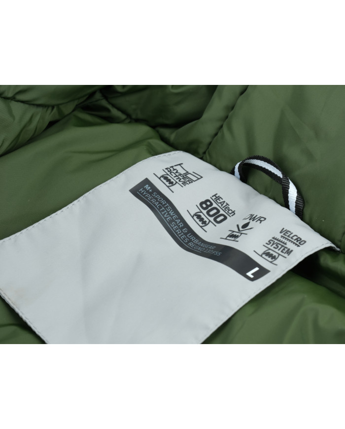 Monotox VEST PUFFER BLACK / GREEN MX23089