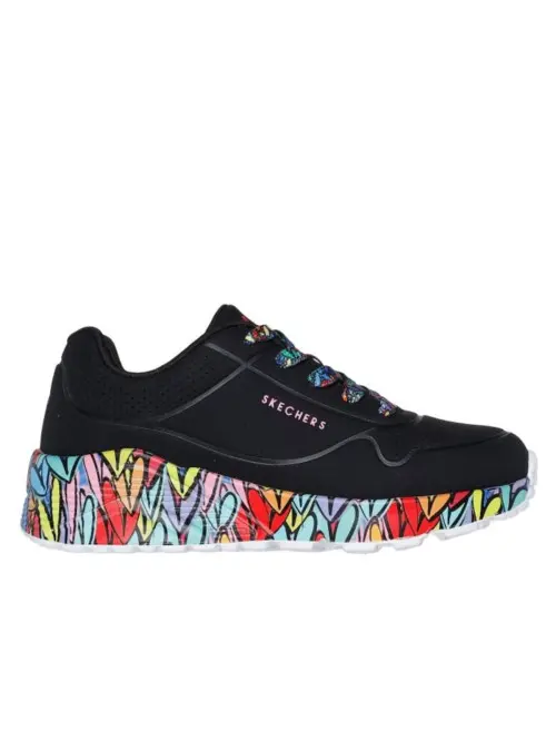 Skechers UNO LITE-SUBTLE LOVE 314088LBKMT