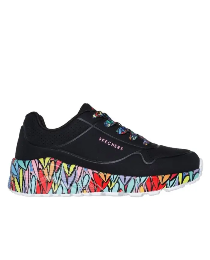 Skechers UNO LITE-SUBTLE LOVE 314088LBKMT