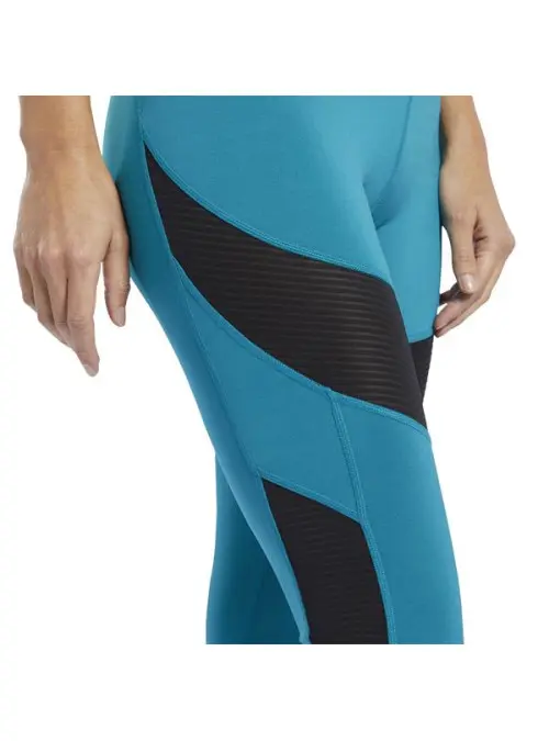 Reebok Damskie Legginsy Wor Mesh Tight Niebieski | Oficjalny sklep | Monotox