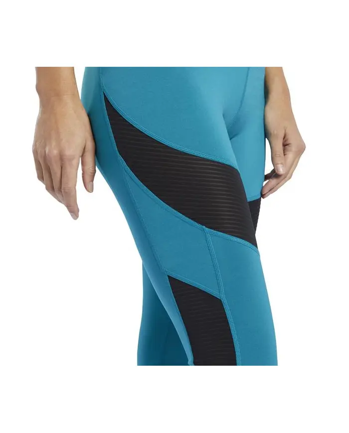 Reebok Damskie Legginsy Wor Mesh Tight Niebieski | Oficjalny sklep | Monotox