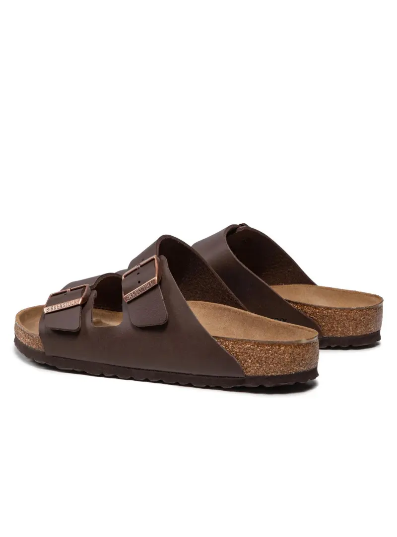 Birkenstock Męskie Klapki Arizona Birko-Flor 0051701 Dark Brown | Sklep Monotox