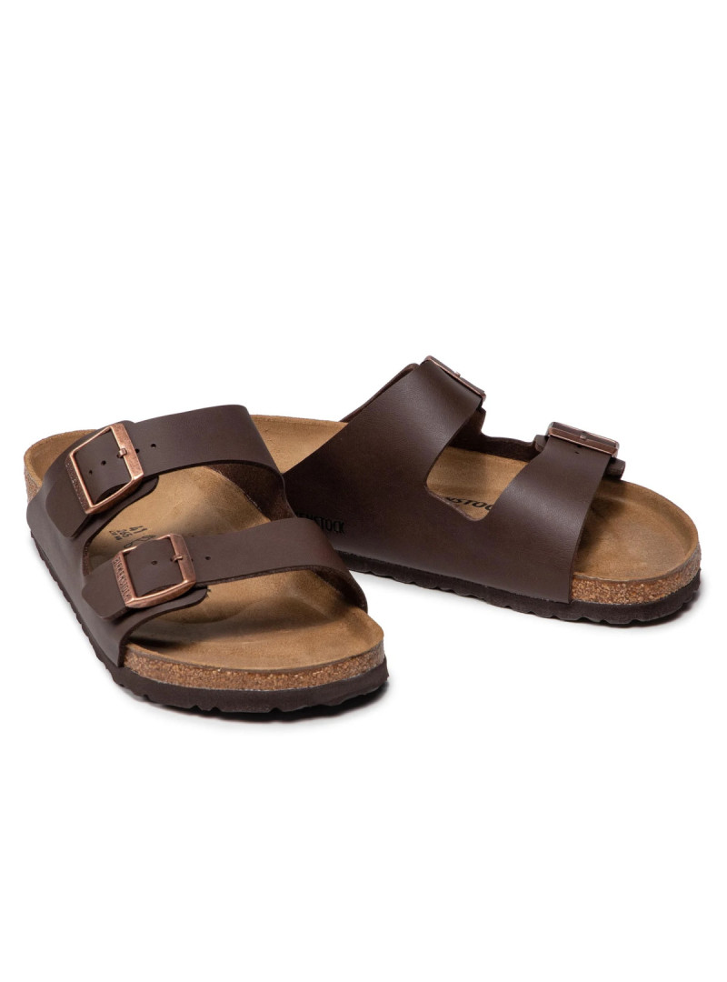Birkenstock Męskie Klapki Arizona Birko-Flor 0051701 Dark Brown | Sklep Monotox