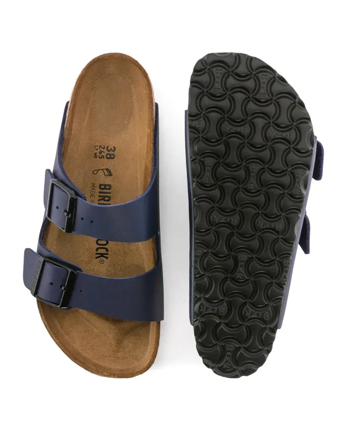 Birkenstock Damskie Klapki Arizona Birko-Flor 0051753 Blue | Sklep Monotox