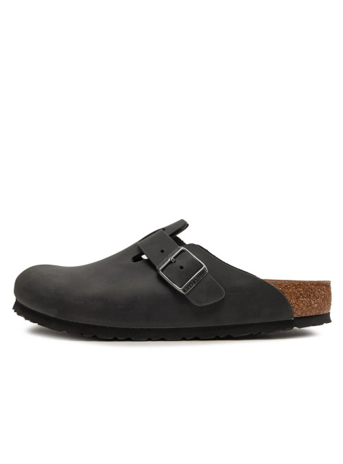Birkenstock Damskie Klapki Boston Fl Regular 0059461 Czarny | Sklep Monotox