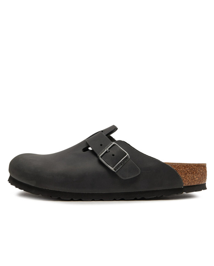 Birkenstock Damskie Klapki Boston Fl Regular 0059461 Czarny | Sklep Monotox