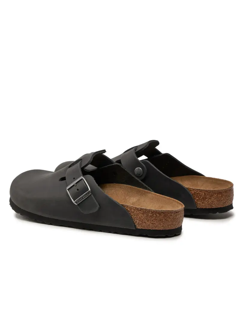 Birkenstock Damskie Klapki Boston Fl Regular 0059461 Czarny | Sklep Monotox