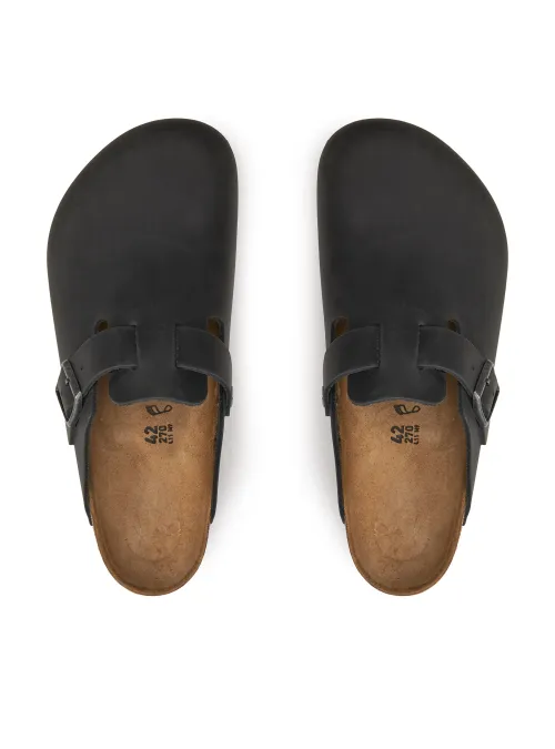Birkenstock Damskie Klapki Boston Fl Regular 0059461 Czarny | Sklep Monotox