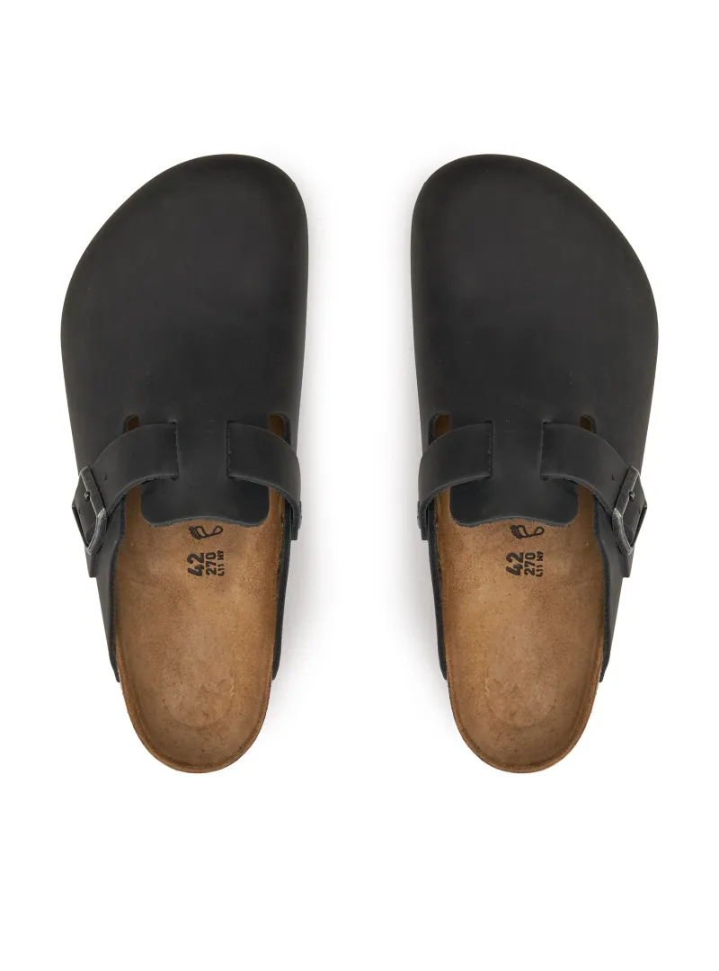 Birkenstock Damskie Klapki Boston Fl Regular 0059461 Czarny | Sklep Monotox