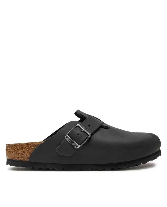 Birkenstock Damskie Klapki Boston Leoi Narrow 0059463 Czarny | Sklep Monotox