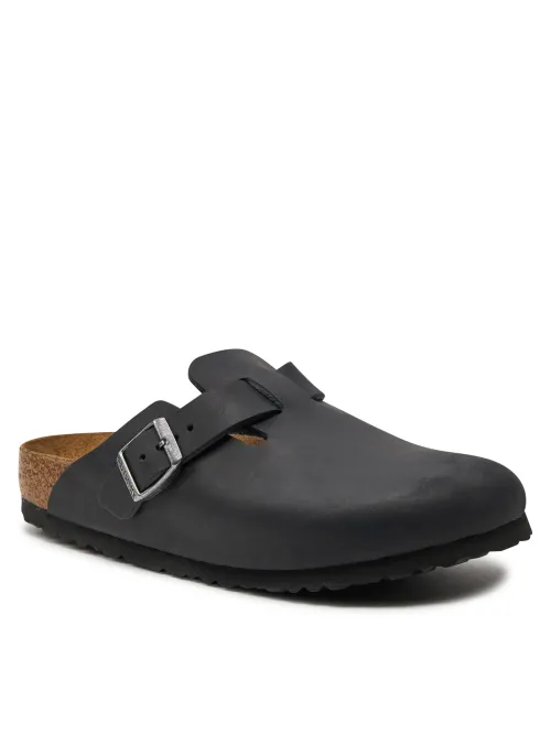 Birkenstock Damskie Klapki Boston Leoi Narrow 0059463 Czarny | Sklep Monotox