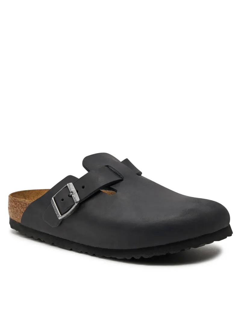 Birkenstock Damskie Klapki Boston Leoi Narrow 0059463 Czarny | Sklep Monotox