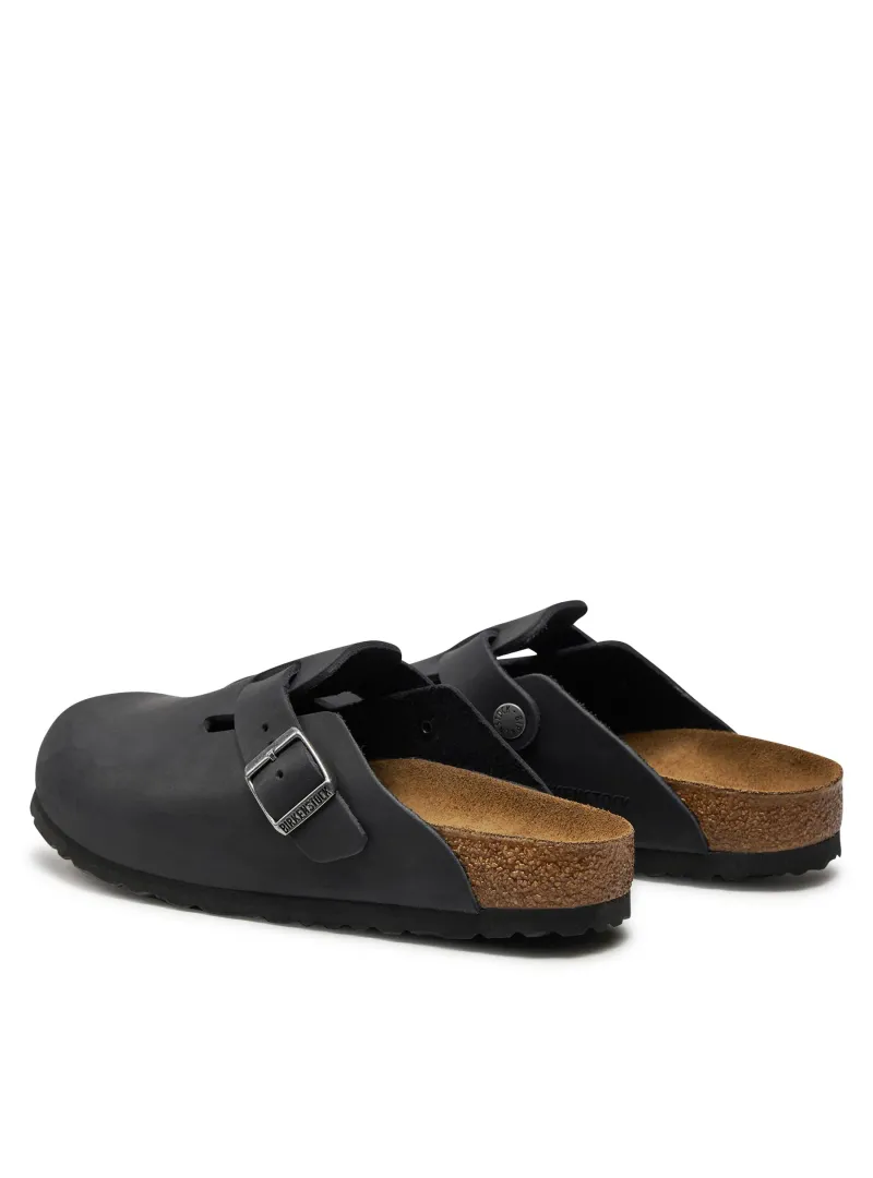 Birkenstock Damskie Klapki Boston Leoi Narrow 0059463 Czarny | Sklep Monotox