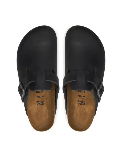Birkenstock Damskie Klapki Boston Leoi Narrow 0059463 Czarny | Sklep Monotox