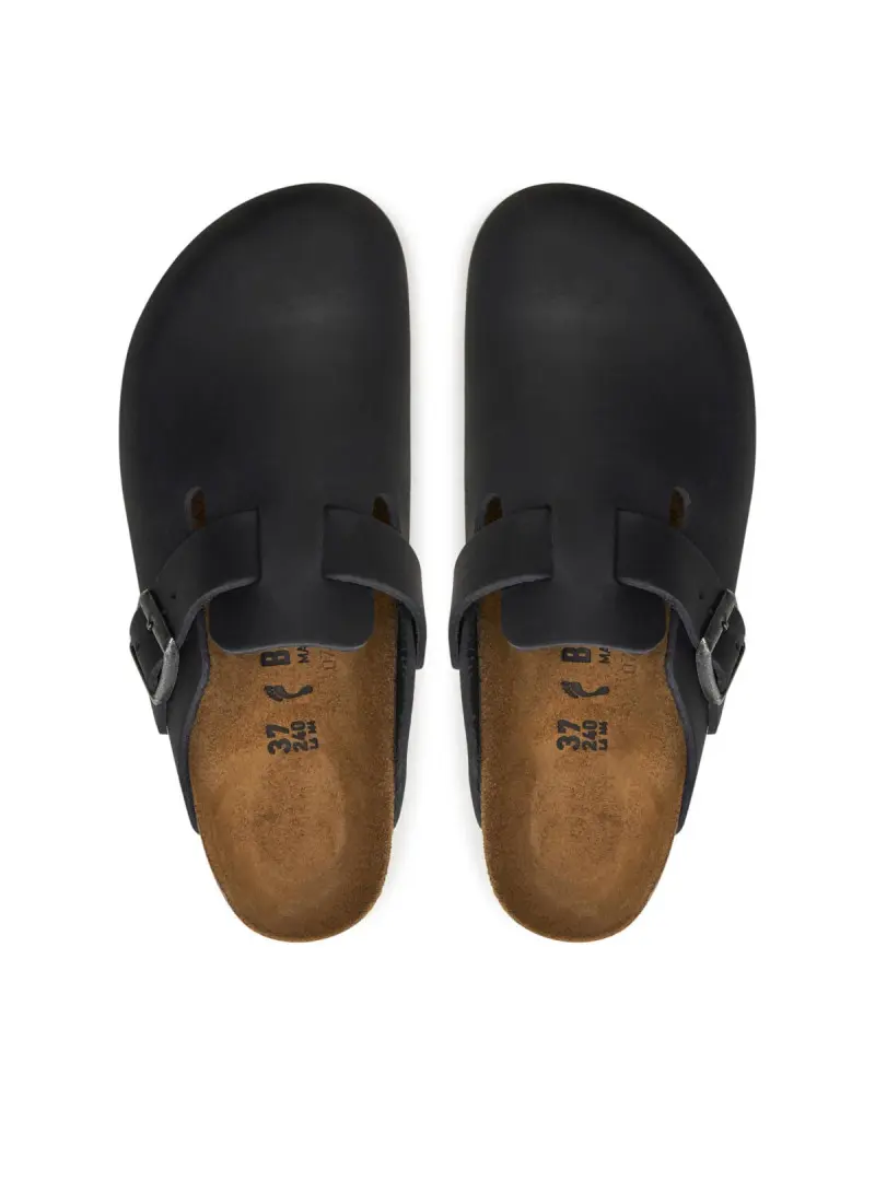 Birkenstock Damskie Klapki Boston Leoi Narrow 0059463 Czarny | Sklep Monotox