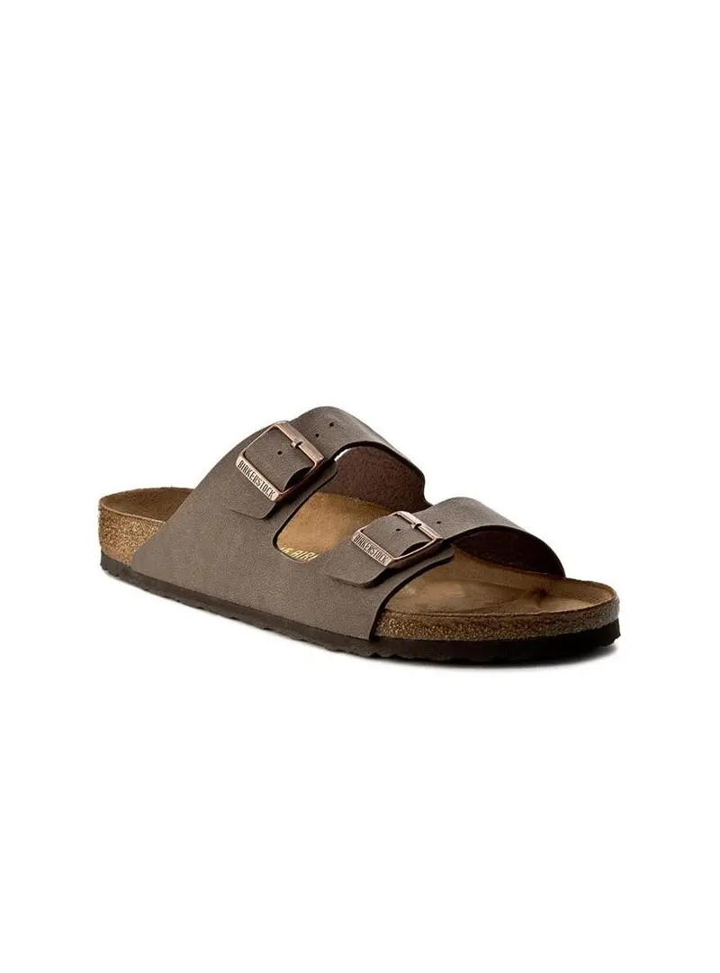 Birkenstock Męskie Klapki Arizona Birkibuc Regular 0151181 Brązowy | Sklep Monotox