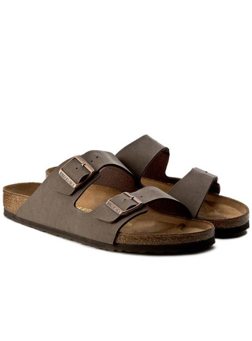 Birkenstock Męskie Klapki Arizona Birkibuc Regular 0151181 Brązowy | Sklep Monotox