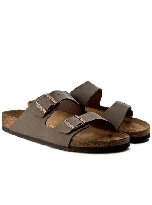 Birkenstock Męskie Klapki Arizona Birkibuc Regular 0151181 Brązowy | Sklep Monotox
