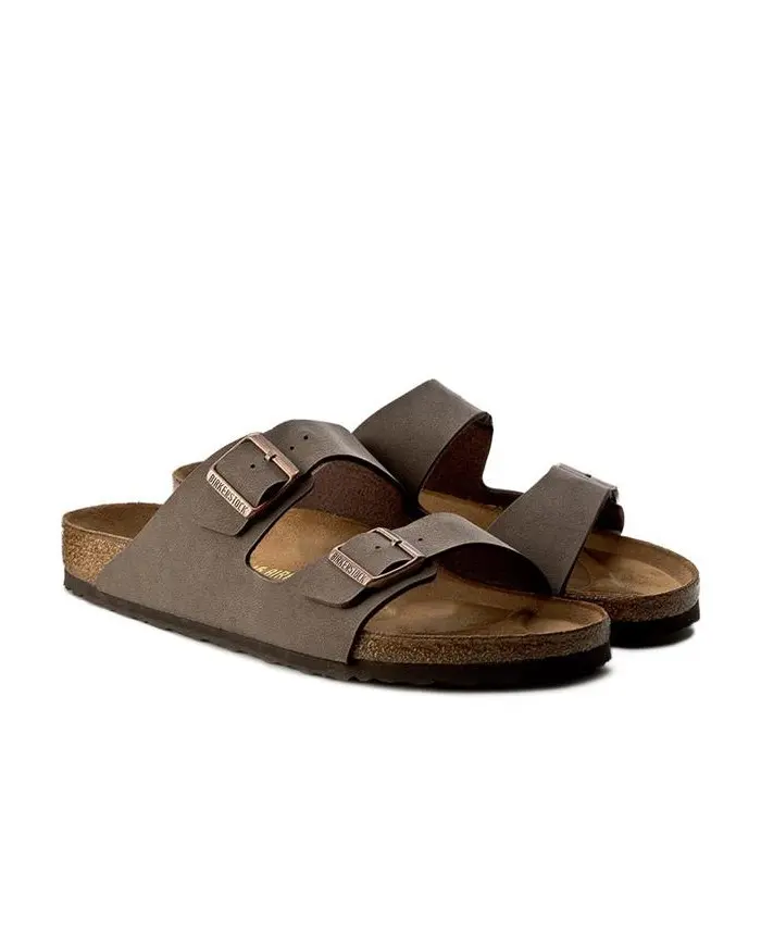 Birkenstock Męskie Klapki Arizona Birkibuc Regular 0151181 Brązowy | Sklep Monotox