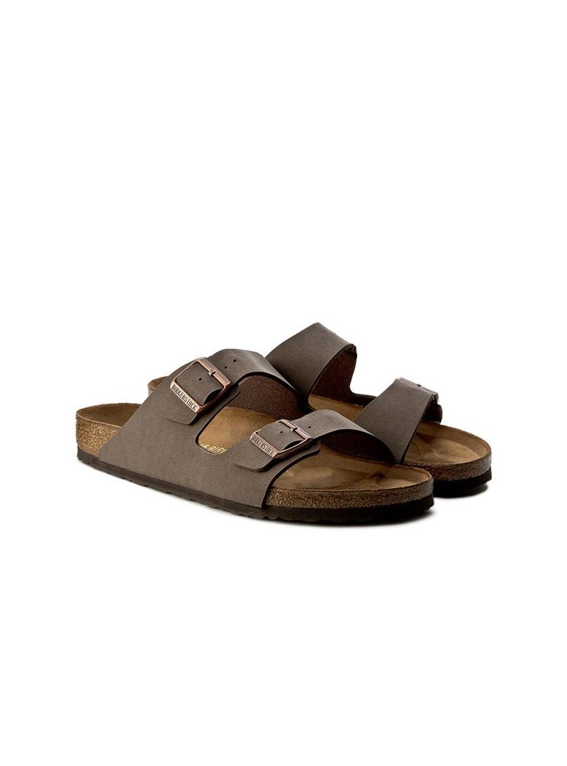 Birkenstock Męskie Klapki Arizona Birkibuc Regular 0151181 Brązowy | Sklep Monotox