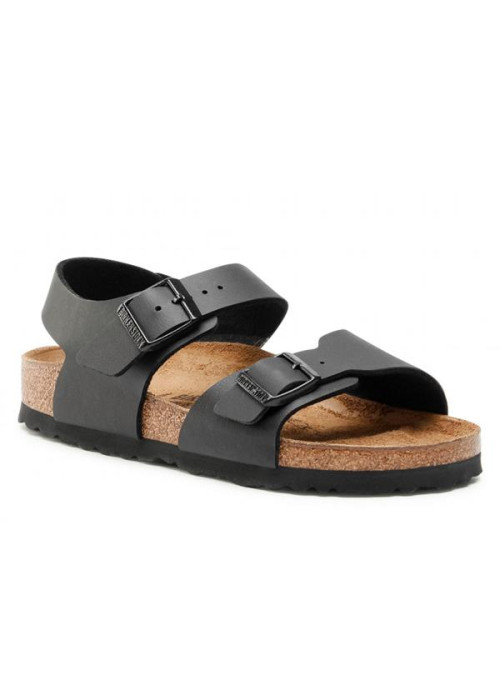 Birkenstock Dziecięce Klapki New York Kids Bf Narrow 0187603 Czarny | Sklep Monotox