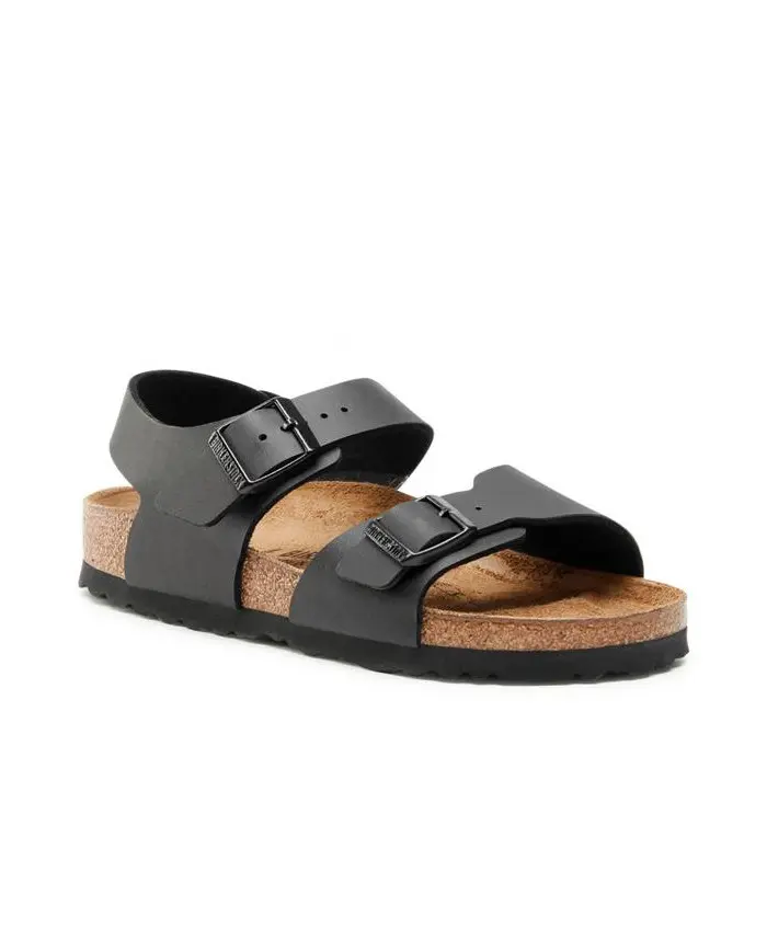 Birkenstock Dziecięce Klapki New York Kids Bf Narrow 0187603 Czarny | Sklep Monotox