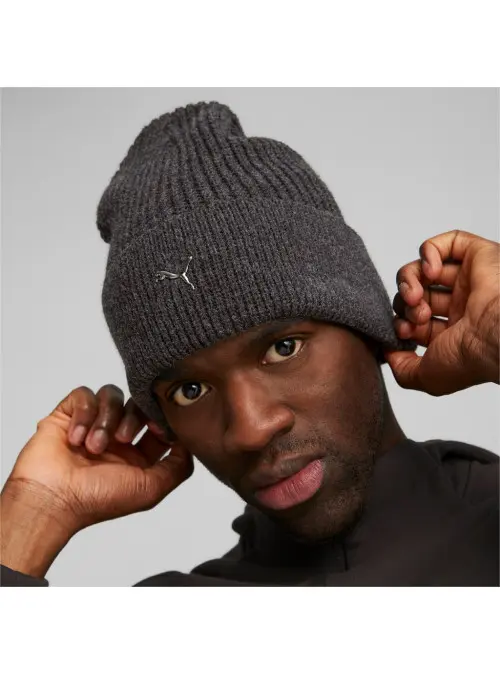 Puma Czapka zimowa Metal Cat Beanie 02487401 Szary | Sklep Monotox
