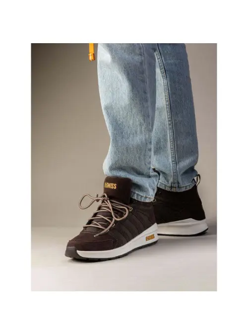 K-swiss Męskie Sneakersy Vista Trainer Mid WNT 07145-229-M Java / Amber Gold | Sklep Monotox