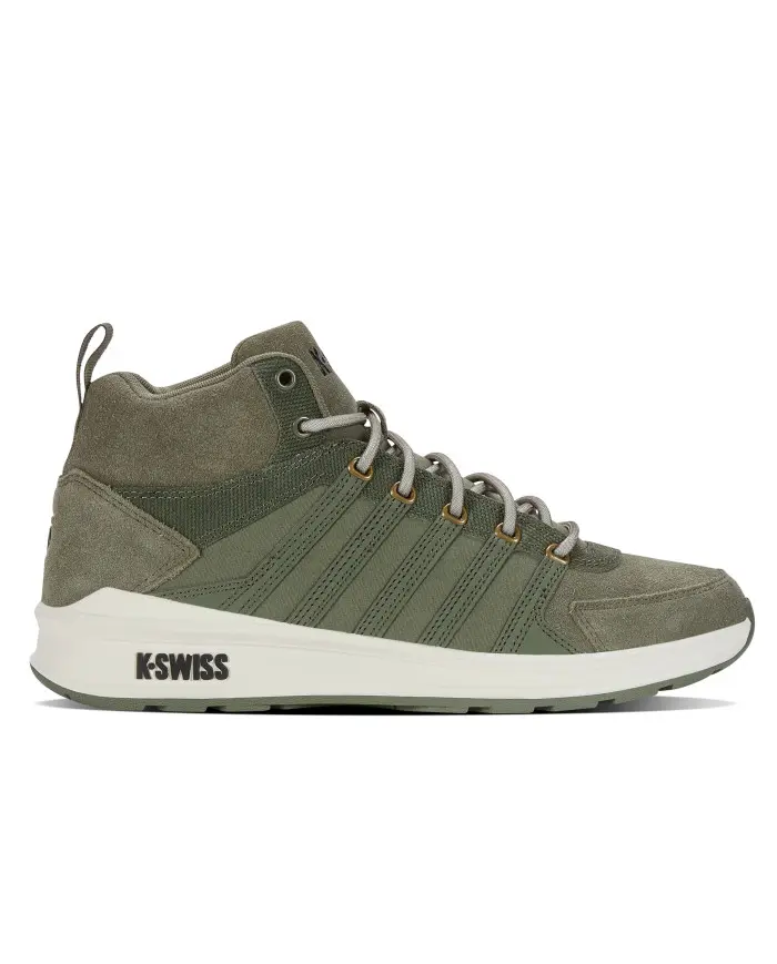 K-swiss Męskie Sneakersy Vista Trainer Mid WNT 07145-379-M Deep Lichen / Black | Sklep Monotox