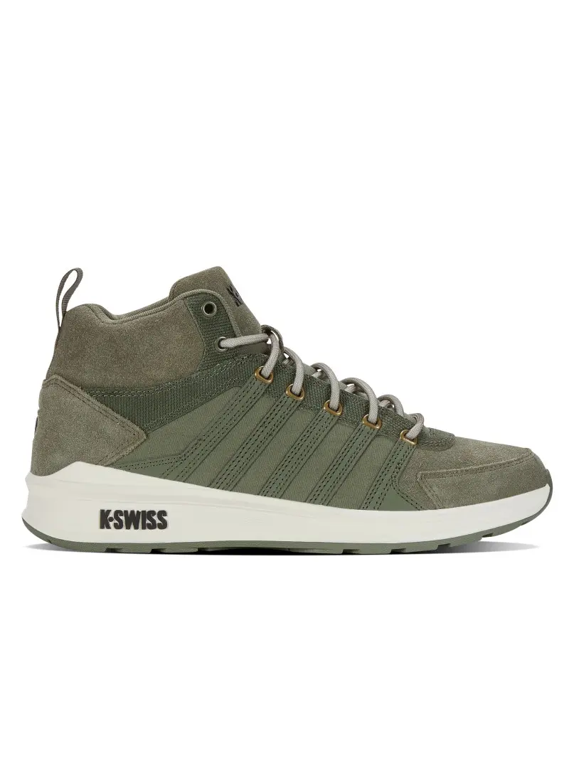 K-swiss Męskie Sneakersy Vista Trainer Mid WNT 07145-379-M Deep Lichen / Black | Sklep Monotox