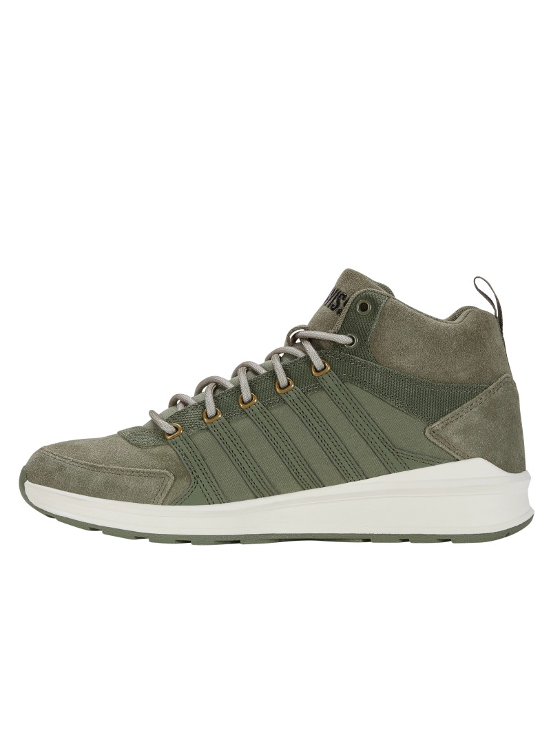 K-swiss Męskie Sneakersy Vista Trainer Mid WNT 07145-379-M Deep Lichen / Black | Sklep Monotox