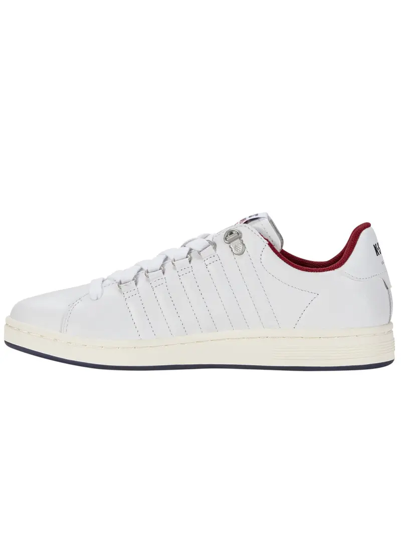 K-swiss Męskie Sneakersy Lozan II 07943-178-M White / Peacoat / Tibetan red | Sklep Monotox
