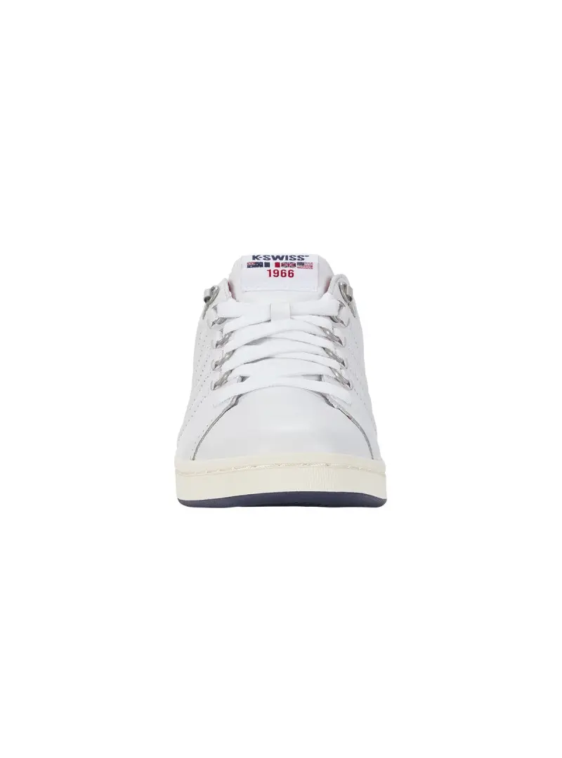 K-swiss Męskie Sneakersy Lozan II 07943-178-M White / Peacoat / Tibetan red | Sklep Monotox