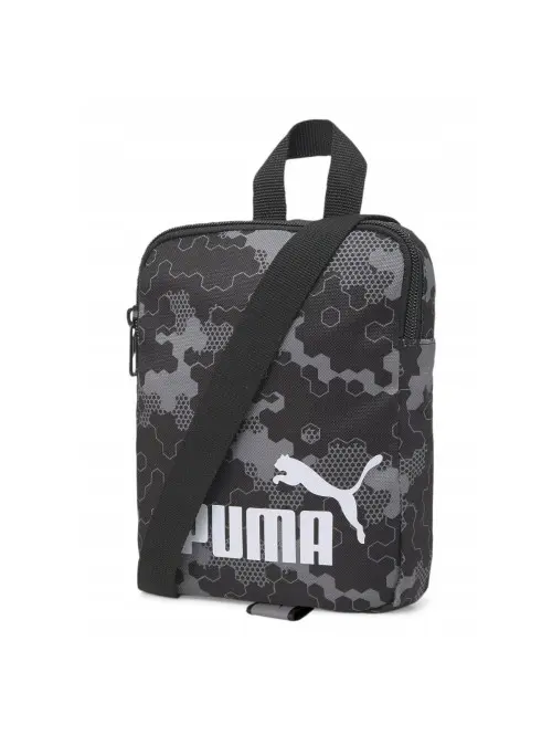 Puma Torba miejska Phase Aop Portable 07954410 Czarny | Sklep Monotox