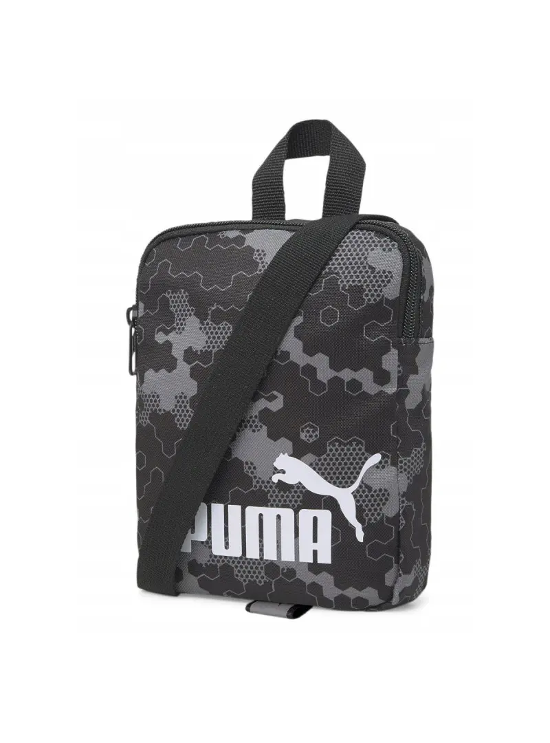 Puma Torba miejska Phase Aop Portable 07954410 Czarny | Sklep Monotox
