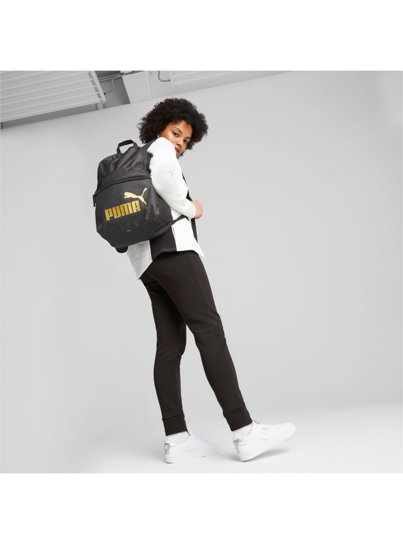 Puma Plecak Phase Backpack 07994303 Black / Gold | Sklep Monotox