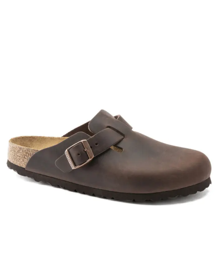 Birkenstock Damskie Klapki Boston Leather 0860133 Habana | Sklep Monotox