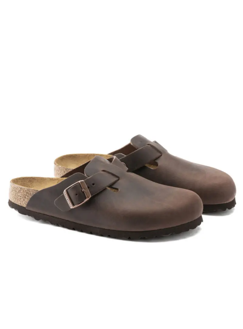 Birkenstock Damskie Klapki Boston Leather 0860133 Habana | Sklep Monotox