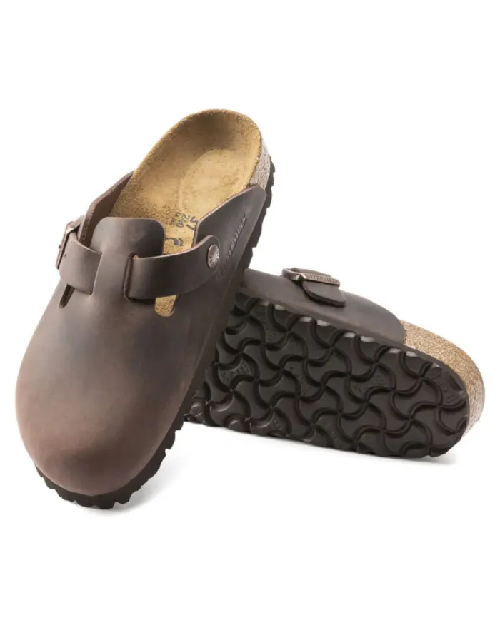 Birkenstock Damskie Klapki Boston Leather 0860133 Habana | Sklep Monotox