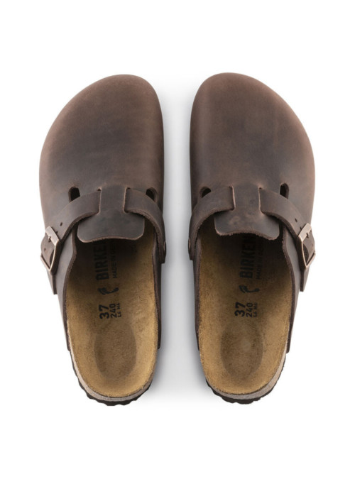 Birkenstock Damskie Klapki Boston Leather 0860133 Habana | Sklep Monotox
