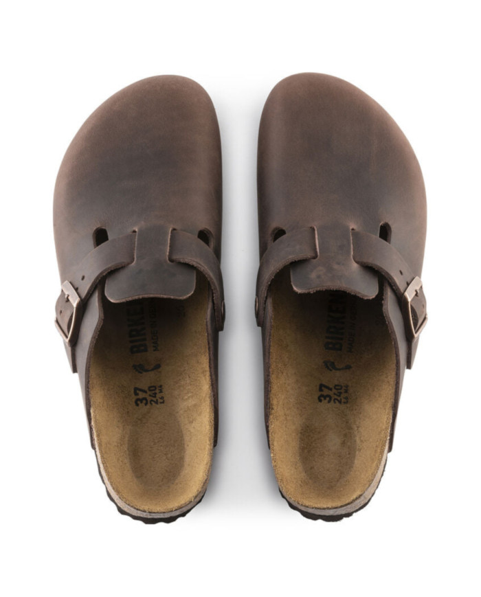 Birkenstock Damskie Klapki Boston Leather 0860133 Habana | Sklep Monotox