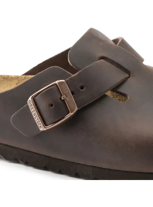 Birkenstock Damskie Klapki Boston Leather 0860133 Habana | Sklep Monotox