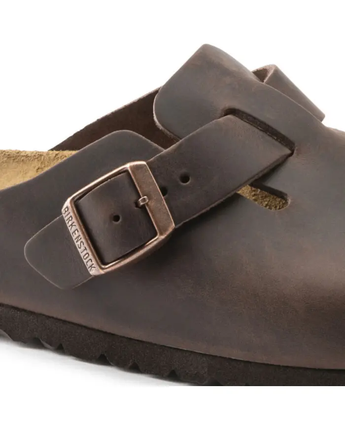Birkenstock Damskie Klapki Boston Leather 0860133 Habana | Sklep Monotox
