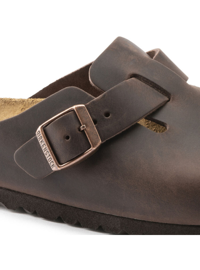 Birkenstock Damskie Klapki Boston Leather 0860133 Habana | Sklep Monotox